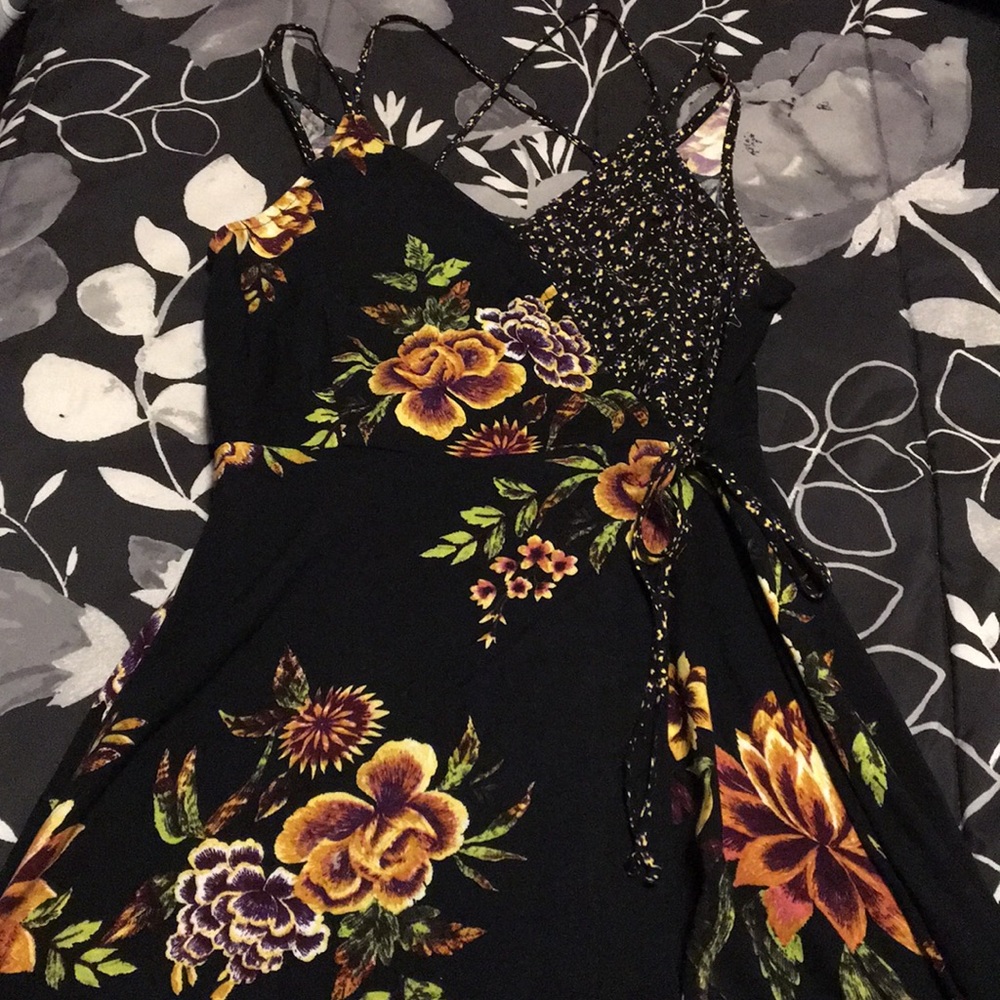 Side tie summer dress